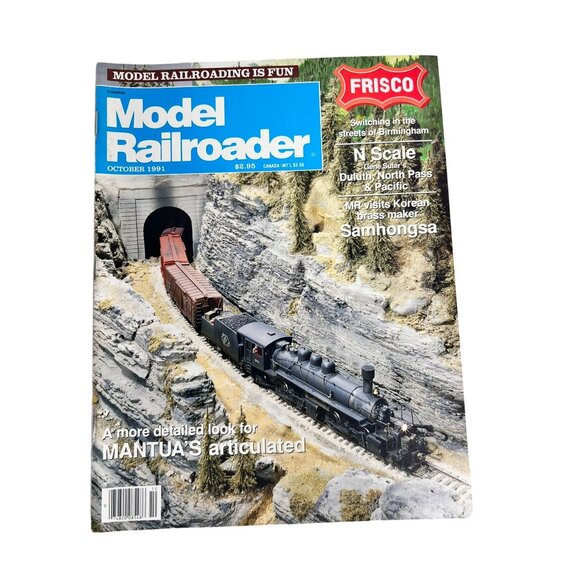 3 Issues Model Railroader Magazine October November December 1991 Train Articles - Picture 2 of 7